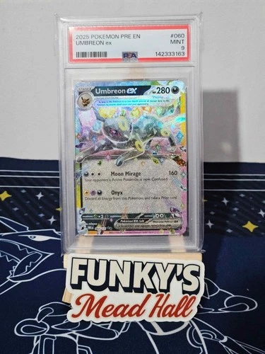 2025 Pokémon Prismatic Evolutions Umbreon EX - 060/131 - PSA 9 - 142333163