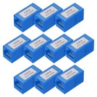 10 Pcs  RJ45 Ethernet Coupler, Cat6 Coupler for Cat6/Cat5e/Cat5, Blue