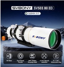 SVBONY SV503 80mm ED F7 Telescope Doublet Refractor OTA for Exceptional Viewing