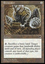 Excavator - Medium Play MTG Tempest