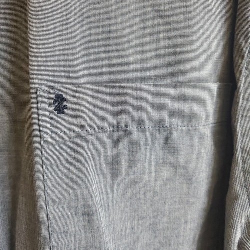 IZOD Shirt Mens Long Sleeve Button Down Gray Textured Sz XXL - Picture 4 of 11