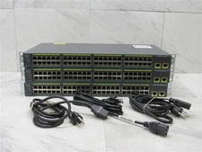 Lot of 3 Cisco WS-C2960-48TT-L Catalyst 2960 48 Port Managed Network Switch!