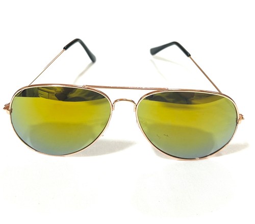Pilot Glasses Colour Lens Metal Frame Women's Mens Novelty Fancy Dress/Every Day - Picture 43 of 64