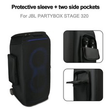 Protective Dust Cover with Storage Pocket Bag for JBL PARTYBOX STAGE 320 Speaker