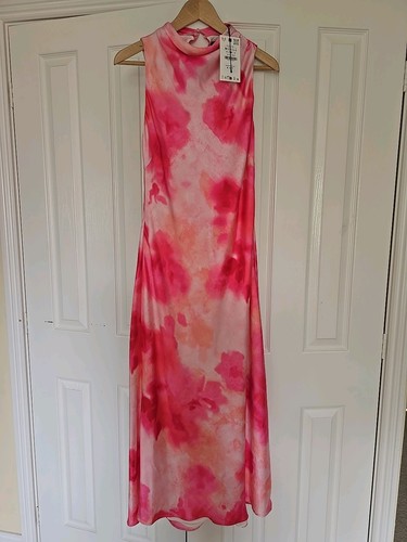 Zara Women's Pink Midi Dress Size M - Picture 5 of 5