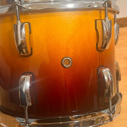 Pearl Vision 8in Tom Drum Orange Burst SST Birch Shell VHTF from Japan Buy it no - Picture 12 of 12