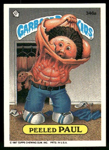 1987 Topps Garbage Pail Kids Series 9 #346a Peeled Paul - Picture 1 of 2