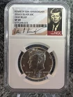 2014 D Silver Kennedy Half Dollar 50th Anniversary High Relief NGC SP69