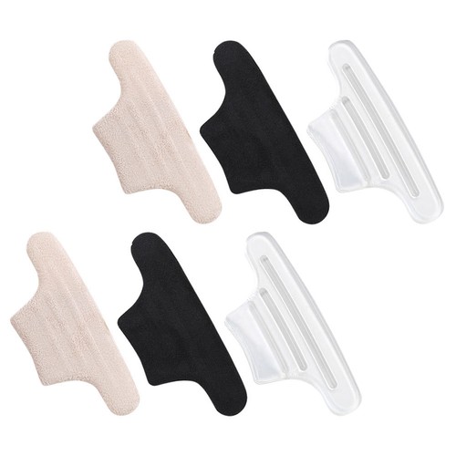 3 pares de inserciones de cojín de talón almohadillas de cojín de talón alto para zapatos para mujer empuñaduras de talón - Imagen 9 de 12