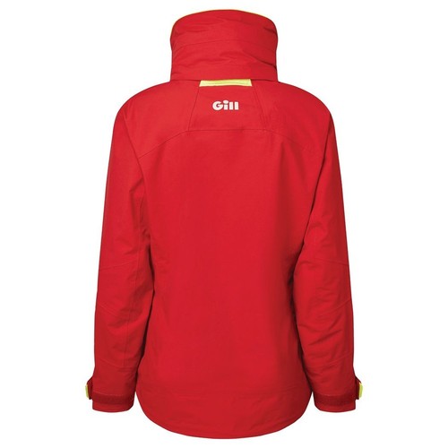Gill OS3 Coastal Women's Jacket, Red, 06 - Picture 2 of 2