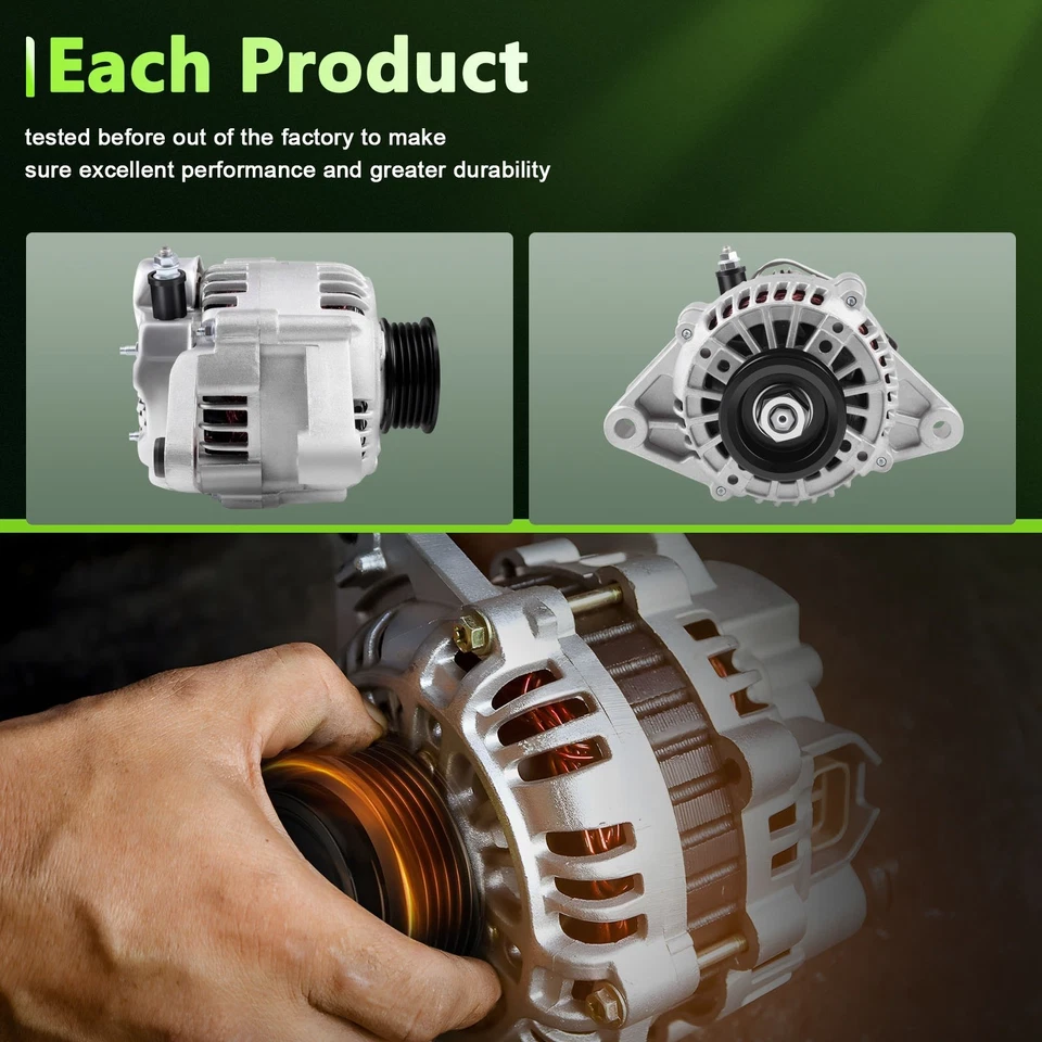 Alternator Fit For Toyota Corolla 1993 1994 1995 1996 1997 13482 13551 334-1175 Foto 3 de 4