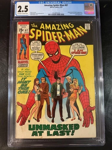 Amazing Spider-Man #87 CGC 2.5 1970 Marvel Comics Bronze Age CLOSEOUT SALE!