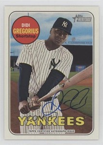 2018 Topps Heritage Real One Auto Didi Gregorius #ROA-DG Auto