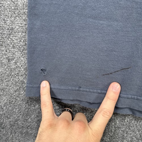 Camisa Pornstar De Colección Para Hombres XL Gris Años 90 Desteñida Divertida Porno Patín Parodia Piensa - Imagen 6 de 10