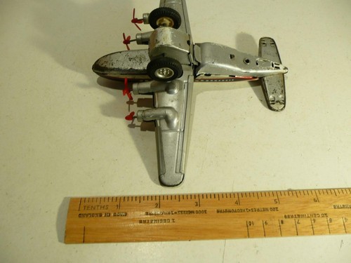 Marx Skycruiser 4 motori litografia FRICTION operato BOAC aereo-PER RICAMBI - Foto 8 di 8