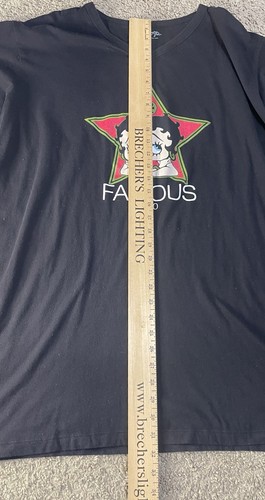 Vintage Betty Boop Tshirt Vestito Donna 1X T-shirt Nera Famosa Stampa 30 Pigiama - Foto 11 di 13