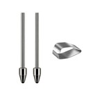 Pointe de stylet en métal durable pour remarquable marqueur tablette 2 papiers plus stylet argent