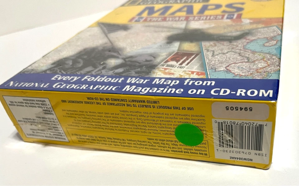 NATIONAL GEOGRAPHIC Special Edition Maps the War Series PC CD-ROM NEW SEALED - Image 2 of 3