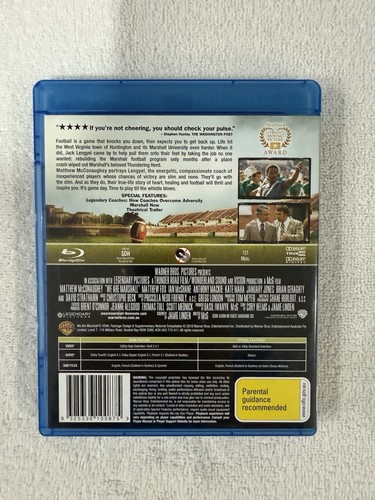 We Are Marshall (2006 Matthew McConaughey, Matthew Fox) Blu-ray - Picture 2 of 3