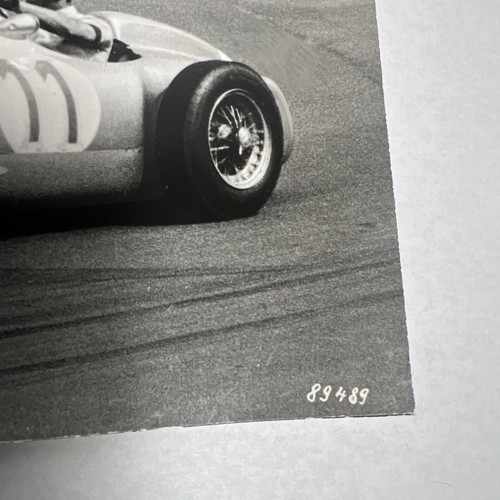 Foto originale MERCEDES-BENZ Juan Manuel Fangio Gran Premio Agfa Brovina RARA - Foto 5 di 11