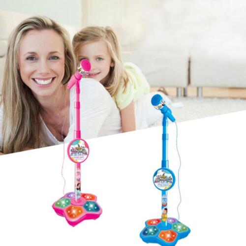 Kids Karaoke Microphone Set with Stand and Musical Features U5 Toy Kit - Picture 1 of 12
