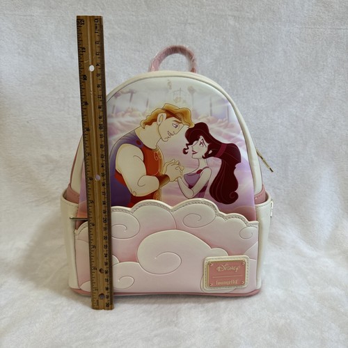 Loungefly Disney Hercules 25th Anniversary Meg & Herc Scene Mini Backpack - Picture 9 of 9