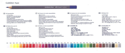 Confezione da 36 Matite Colorate acquerellabili, FABER-CASTELL, mina 3,3MM - Imagen 2 de 2
