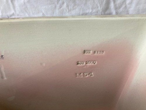 Vtg Mid Century Deco 1 Piece Low Boy Toilet Coral Pink Round Bowl 215-24E - Picture 19 of 24
