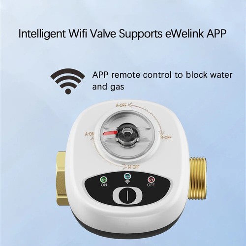 Smart Homes Valve Water Gas Shutoff WIFI Control Wireless Automated Ball Valve
