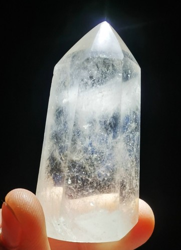 Lemurian "Blue Angel Feathers" Quartz Natural Point Crystal Rough Healing - Picture 4 of 8