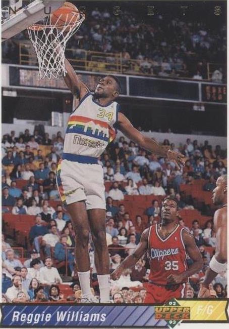 1992-93 Upper Deck International Italian - Reggie Williams #146 - 1 of 2