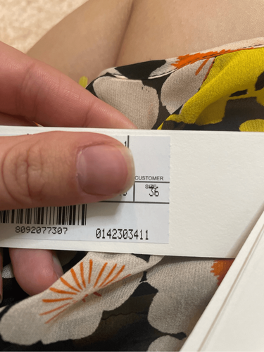 NWT Alexander McQueen HISANO FLORAL-PRINT SILK-CHIFFON MIDI DRESS IN ORANGE - Picture 4 of 4