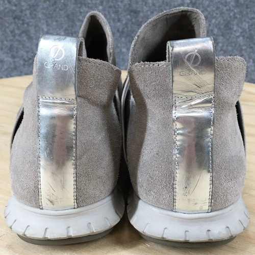 Cole Haan Zerogrand Boots Womens 7.5 Twilight Mauve Suede Gray Ankle Top W12323 - Picture 6 of 11