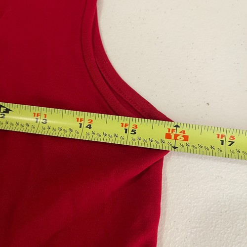 Elieen Fisher Tanktop Damen Petite PP Rot 100% Seide Rundhals Basic - Bild 10 von 12