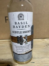Basil Hayden Subtle Smoke Empty Bottle
