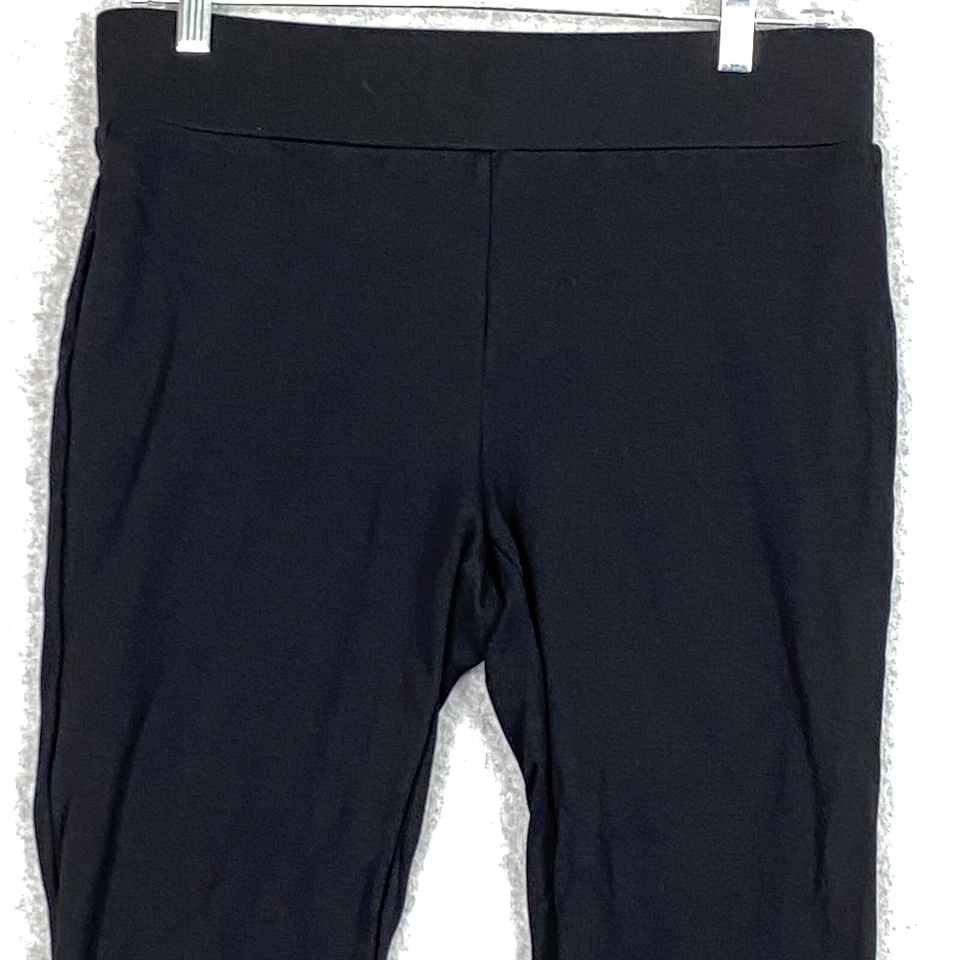 Leggings Loft Feminina Média Preta Elástica Leve Cintura Média - Imagem 2 de 4