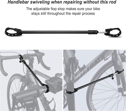 Adjustable Bike Repair Stand with 360-Degree Clamp - Lightweight Aluminum Rack - Picture 7 of 8