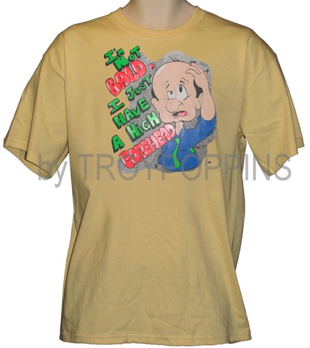 1-I'M NOT CALVO, I JUST HAVE A HIGH FRONHEAD PAPÁ NOVEDAD CAMISETA GRÁFICA IMPRESA - Imagen 6 de 7