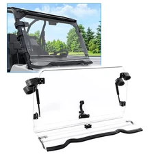 Fold Down Windshield For 14-18 Polaris RZR 900/XP 1000/S 900 Scratch Resistant