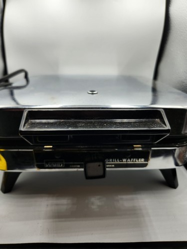 Vintage Montgomery Ward Signature Waffeleisen Chrom