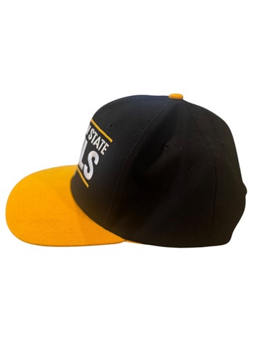 Kennesaw State Owls Hat Snapback Cap Mens Black & Gold Adidas NCAA Football - Picture 2 of 4