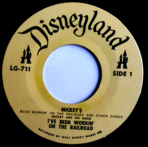 MICKEY'S - I've Been Working On The Railroad - Vinyl 45rpm Disneyland LG-711 - Imagen 4 de 6