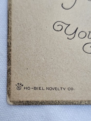 Unused Vintage 1928 Its Your Lucky Day Birthday Postcard Ho-Biel Divide Back 5½" - Picture 7 of 10