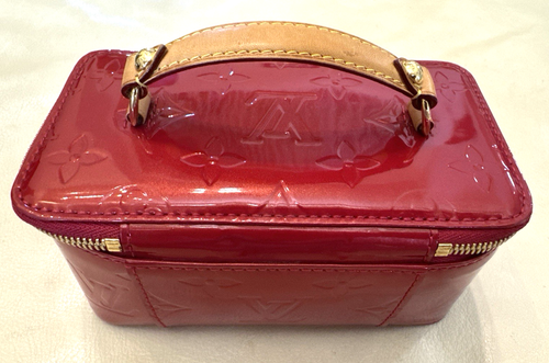 Original LOUIS VUITTON Vernis Schmuckkästchen M91272 Rouge Monogramm Vernis - Bild 4 von 11