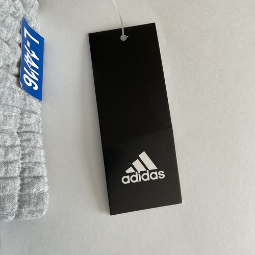 NWT Adidas Youth Sz L 14/16 Core 3-Stripes Fleece Joggers Sweatpants Gray Black - Picture 7 of 13