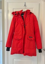 Canada Goose Red Trillium Down Parka Coat Size M