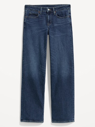 New Mid-Rise Wide-Leg Jeans for Women Size 8 Petite - Picture 3 of 3
