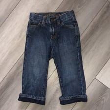 Janie  Jack Baby Boys or Girls Cuffed Adjustable Denim Jeans 18-24 months EUC