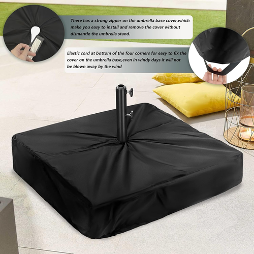 Patio Umbrella Base Cover,Outdoor Heavy Duty 600D Waterproof Anti-Uv Umbrella St - Picture 6 of 8