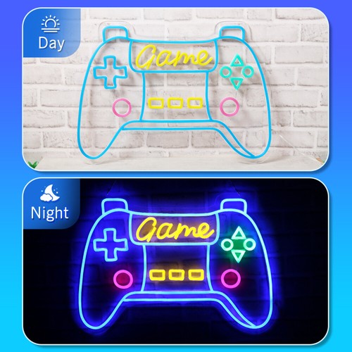 Gaming Neon Sign Gamer Room Decor for Boy Gift LED Neon Lights Signs -Wall Decor - Picture 4 of 9